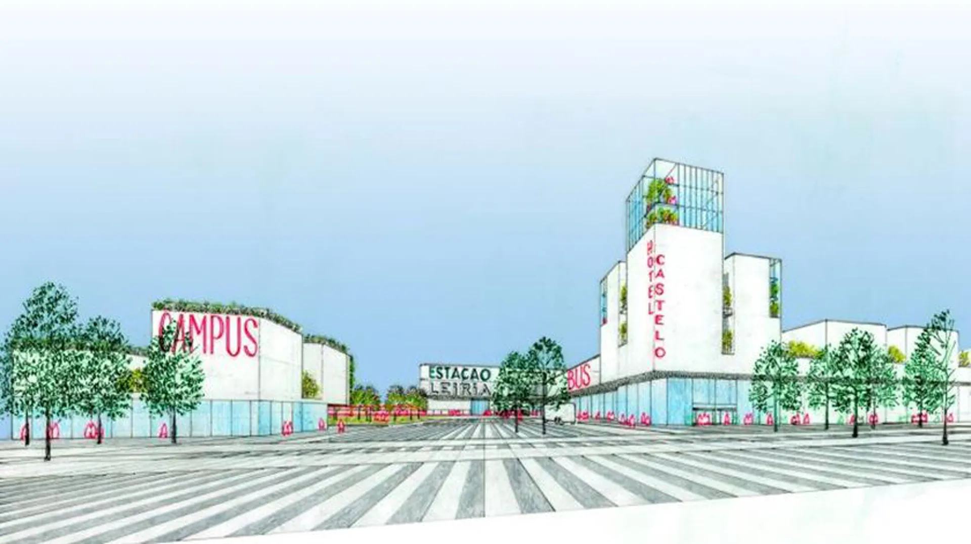 P8 Estação Ferroviária Na Barosa Esboço Do Projeto Ip