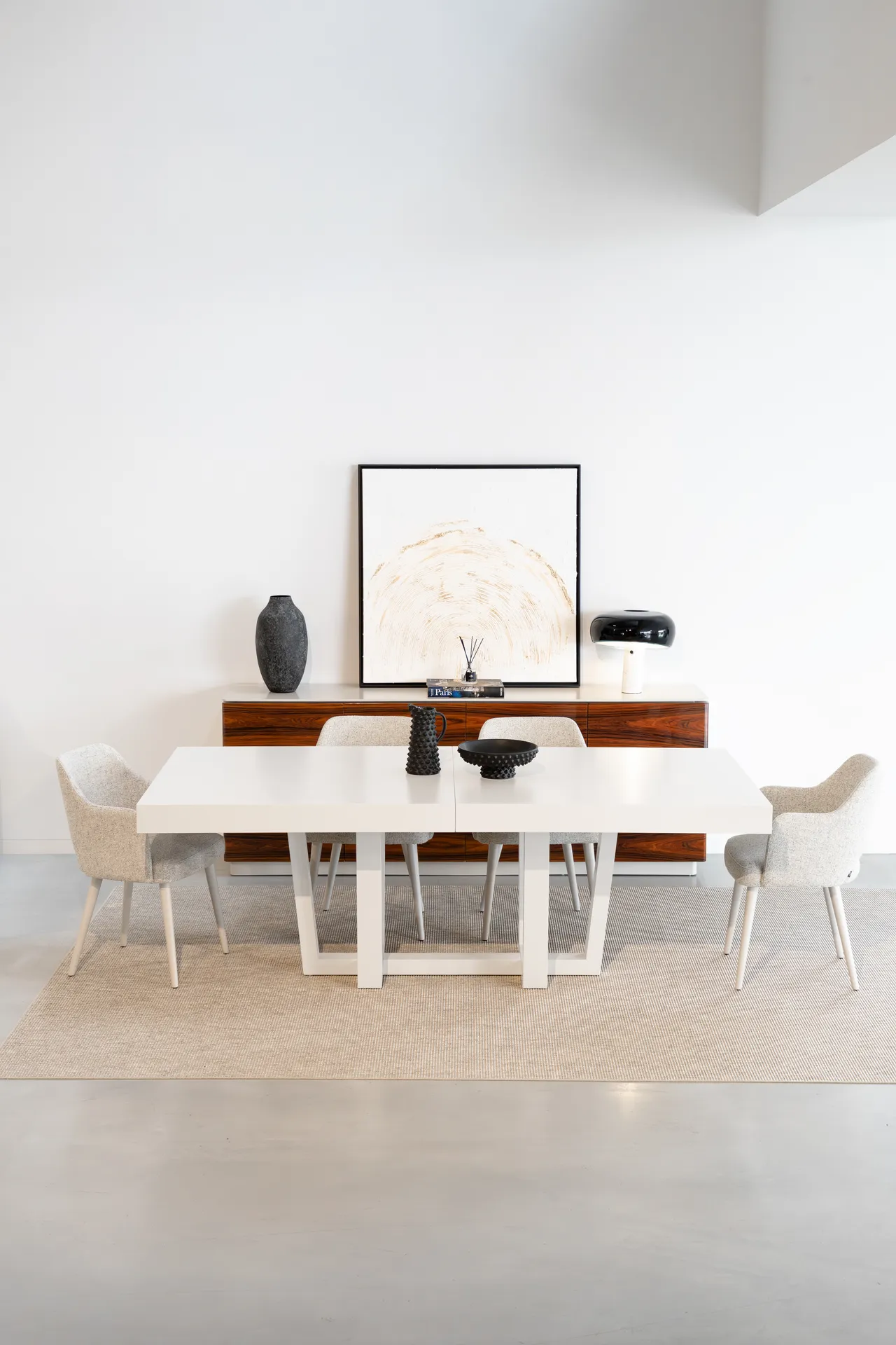 4 Antarte Mesa De Jantar Extensível Londres