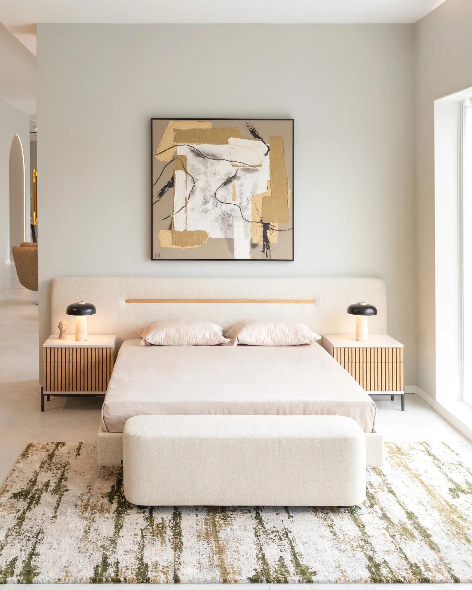 5 Antarte Cama De Casal Cannes Com Cabeceira E Base Suspensa