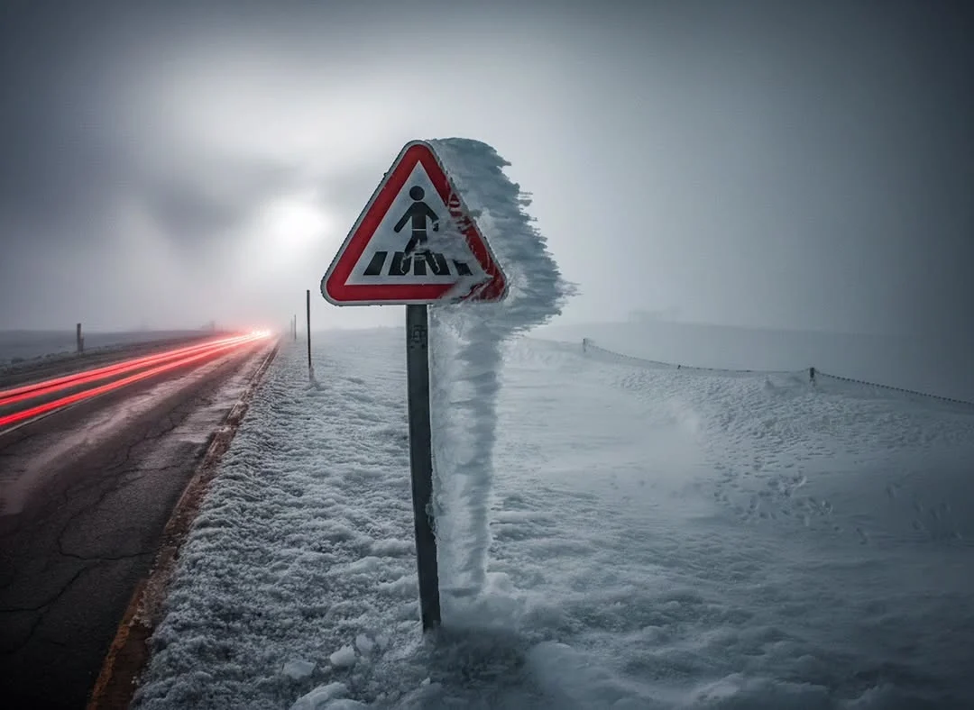 Neve Estrada Imagem