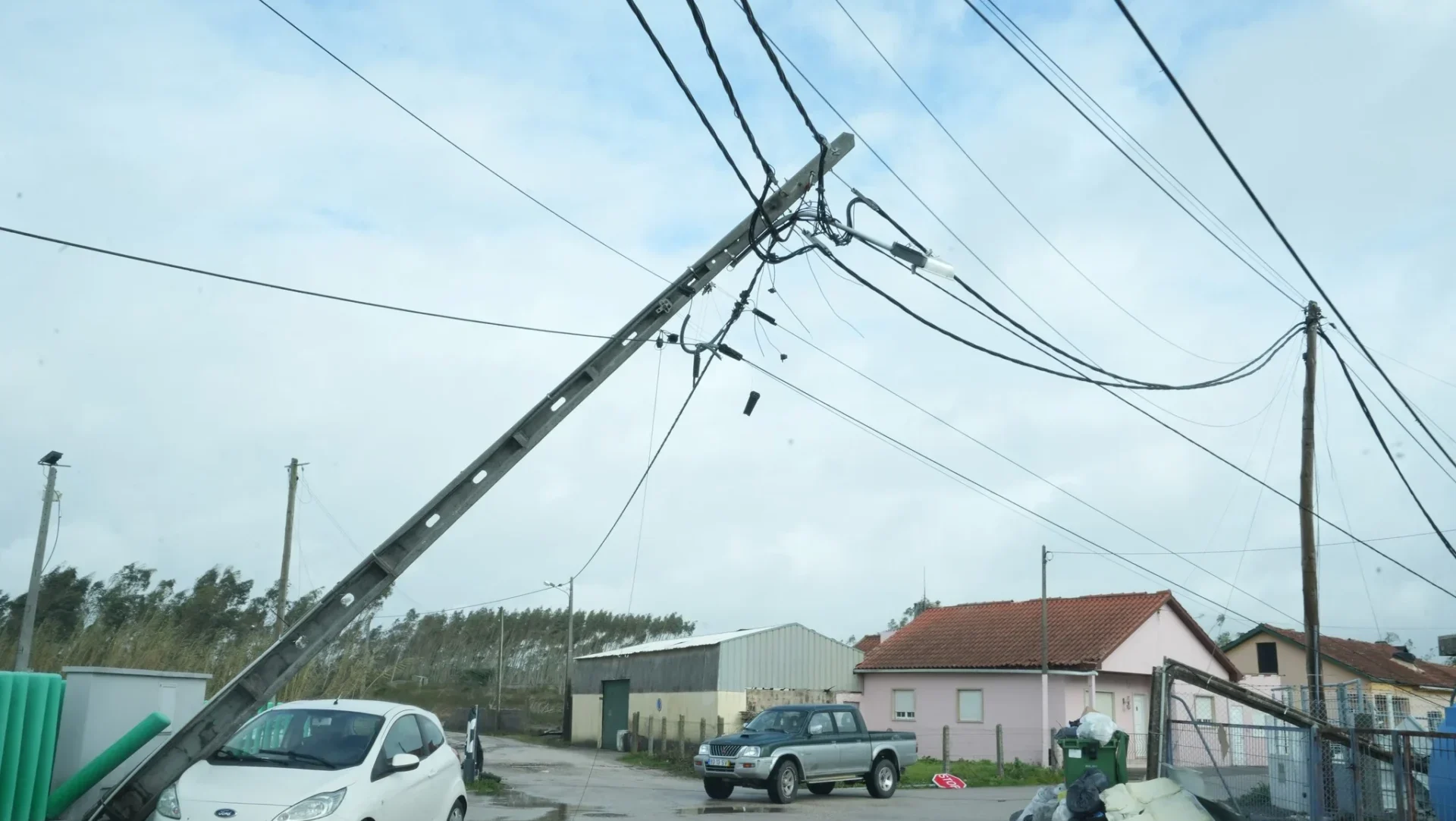 Energia Eletrica Mau Tempo Depressão Leiria Cml