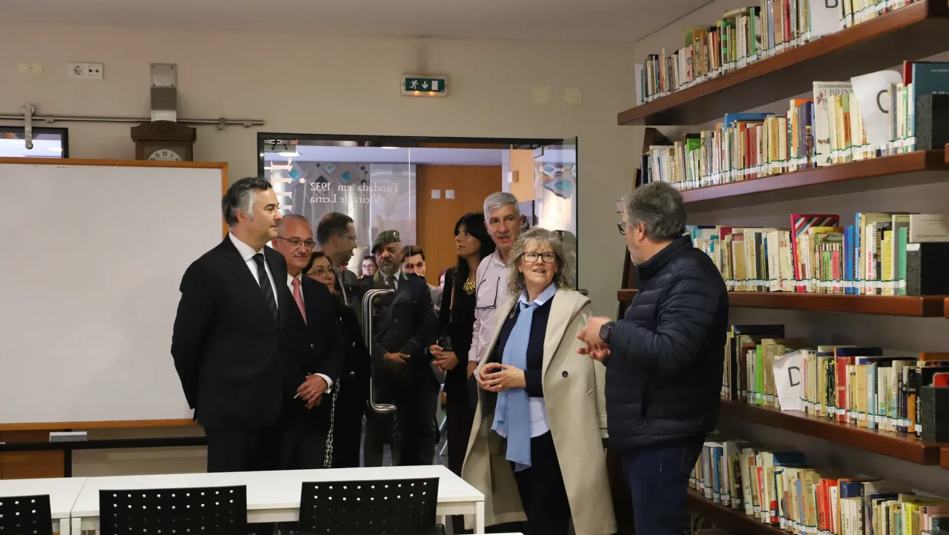 Visita Ministro Da Educação à Vieira De Leiria