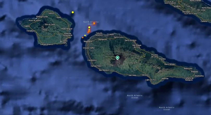 Sismos Faial Pico