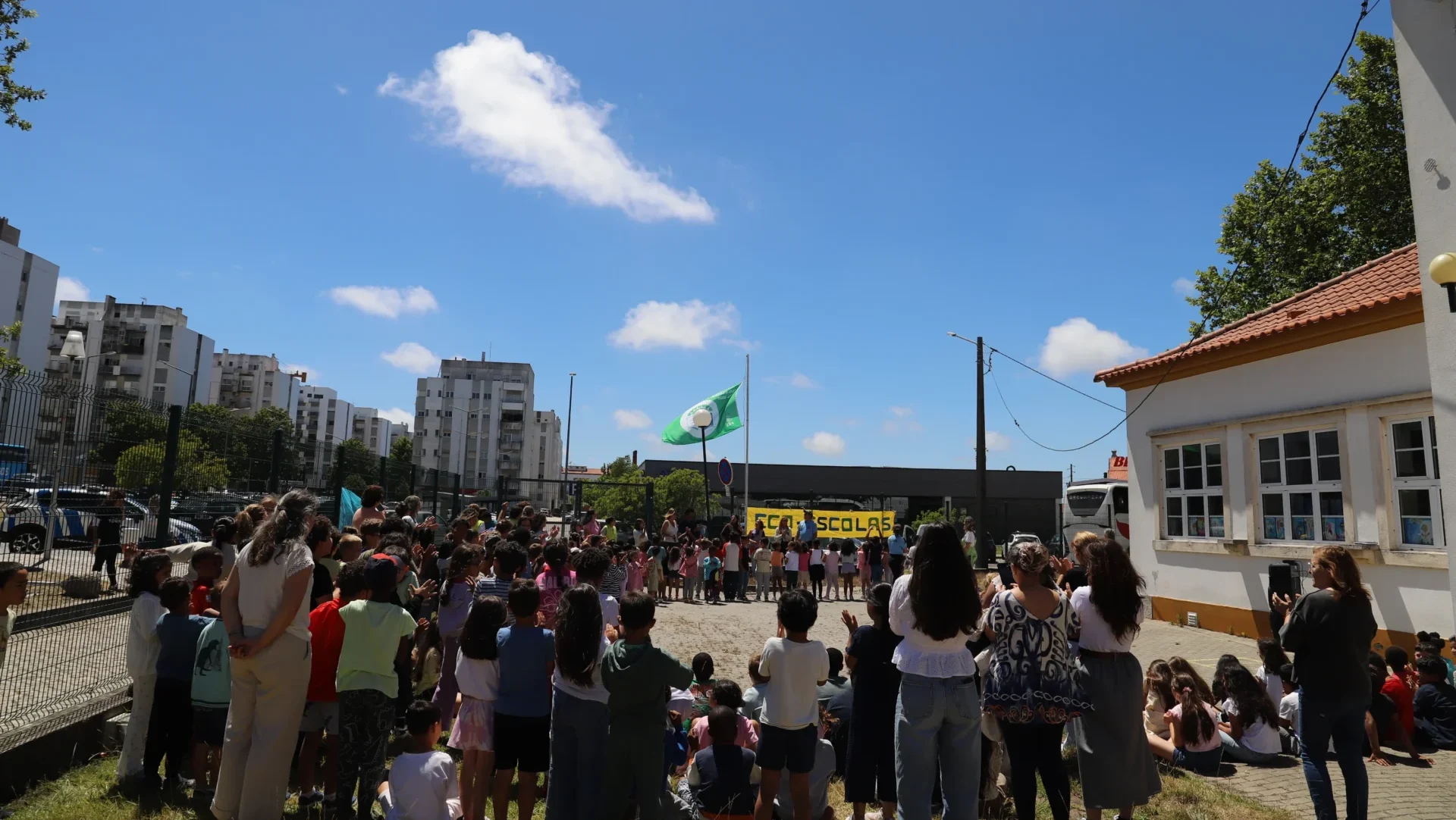 Bandeira Eco Escolas João Beare Marinha Grande Cmmg