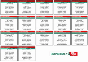 Calendário Final Liga 2