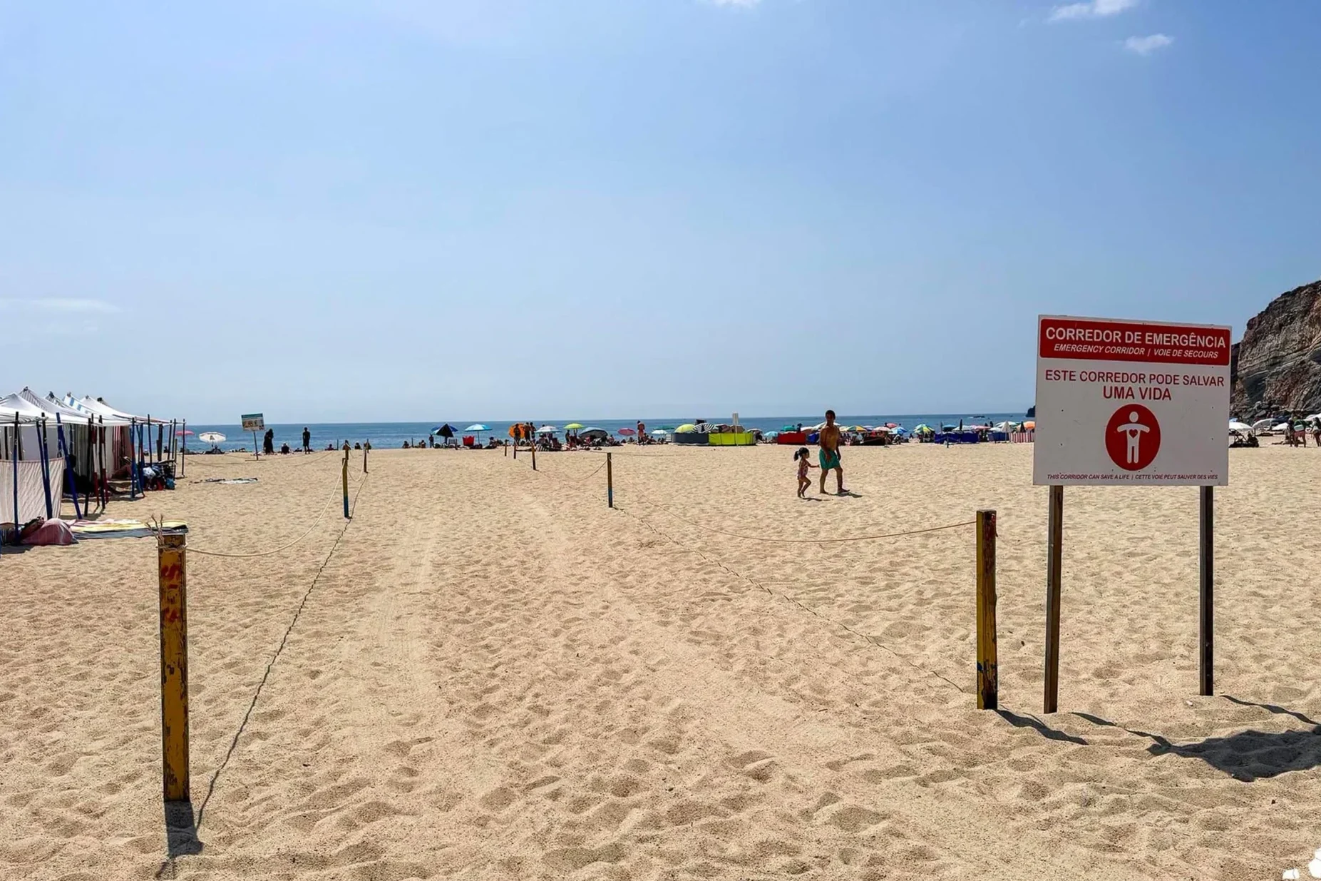 P14 Corredor De Segurança Na Praia Da Nazaré Cmn