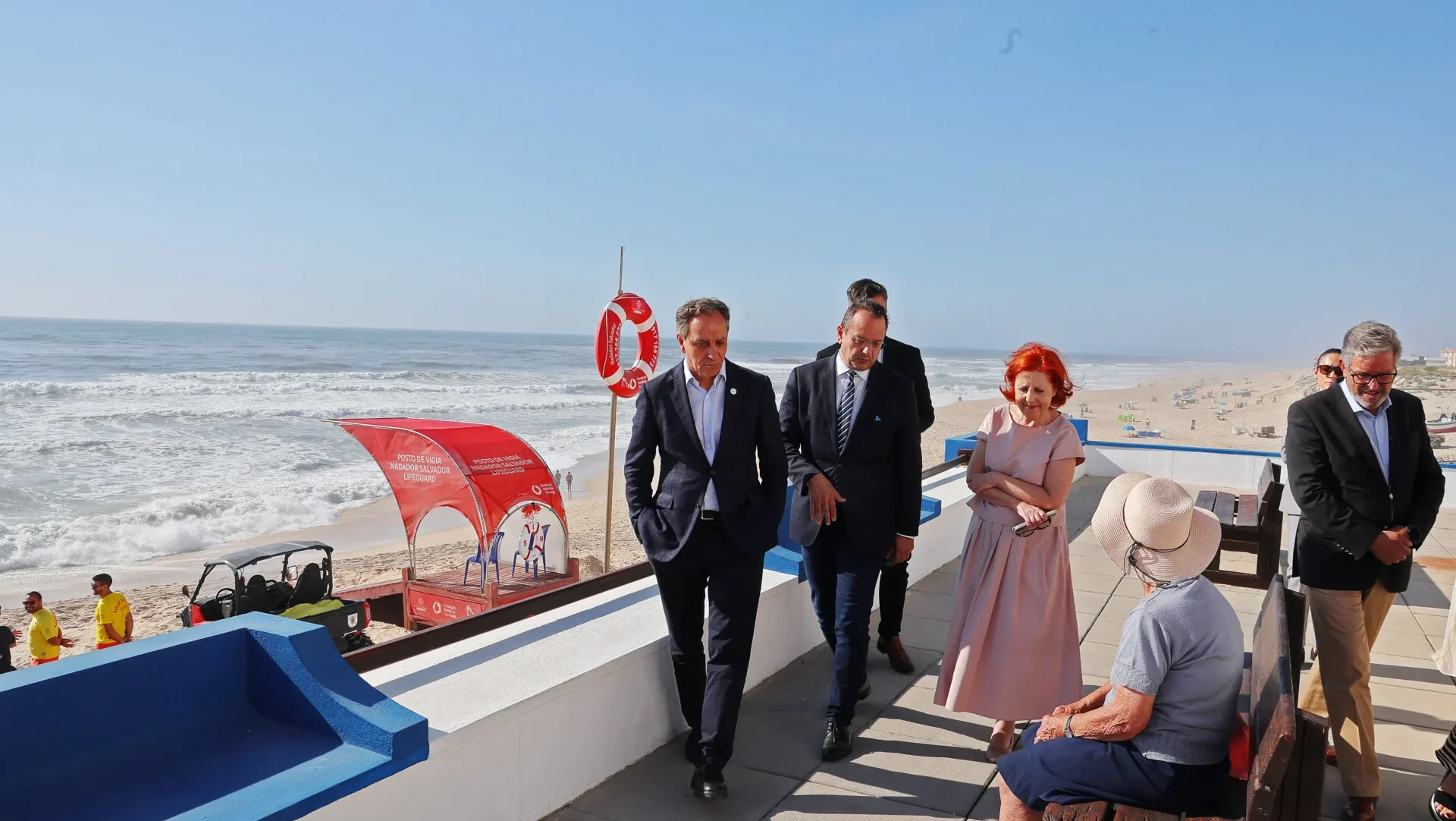 P5 Ministra Do Ambiente Praia Do Pedrógão Lfc